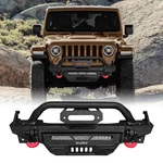 Vijay Front Bumper For 2007-2018 Jeep Wrangler Jk With Winch Plate & Led Lights. Fixed Price $319.99.