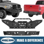 Hooke Road Front Rear Bumper W/ Winch Plate For 2006-2009 Dodge Ram 2500 3500. Fixed Price $499.99.