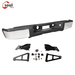 Chrome Rear Bumper For Chevy Silverado Gmc Sierra 1500 2007-2012 2013 Pickup New. Fixed Price $171.24.