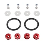 Jdmspeed Red Set Universal Cnc Billet Bumper Trunk Quick Release Fastener Kit. Fixed Price $6.64.