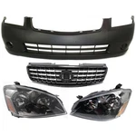 Bumper Cover Headlight Kit For 2005-06 Nissan Altima With Grille Assembly Front. Fixed Price $322.38.