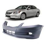 Front Bumper Cover For 2011-2012 Honda Accord Sedan W Fog Light/ Spoiler Holes. Fixed Price $134.59.