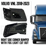 Fits Volvo Vnl 2018-2023 Corner Bumper Right Side With Fog Light Hole 82750070. Fixed Price $224.99.