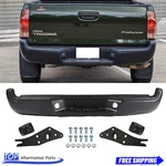 Black Complete Rear Step Bumper Assembly For 2005-2015 Toyota Tacoma Pickup. Fixed Price $159.09.