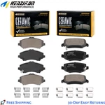 Front Rear Ceramic Brake Pads For 2007 - 2018 Jeep Wrangler 3.6L 3.8L Oe Spec. Fixed Price $32.36.