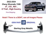 Oem 2022 2023 2024 2025 Chevy Silverado 1500 Front Upper Bumper Sterling Gray #6. Fixed Price $530.00.