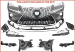 Front Bumper Main Grille Valance Fog Light 21PC For 2018- Nx 300 F-sport. Fixed Price $969.93.