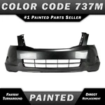New Painted *NH737M Metal* Front Bumper Cover For 2008-2010 Honda Accord Sedan. Fixed Price $380.99.