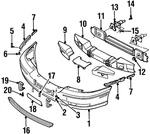 Genuine Gm Bumper Guard 90545610. Fixed Price $22.59.