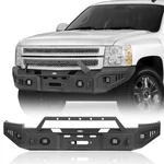 Hooke Road Steel Front Bumper W/ Winch Plate For 2007-2013 Chevy Silverado 1500. Fixed Price $399.99.
