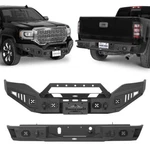 Steel Front Rear Bumper Reinforcement W/ Winch Plate Fit 16-18 Gmc Sierra 1500. Fixed Price $419.17.