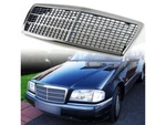 Chrome Grille For Mercedes Benz W202 Assembly C220 C280 C36 Oem Abs. Fixed Price $122.89.