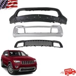 Front Bumper Lower Cover & Grille Kit For 2014-2016 Jeep Grand Cherokee. Fixed Price $195.99.