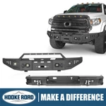 Hooke Road Front & Rear Bumper W/light Winch Plate For 2014-2021 Toyota Tundra. Fixed Price $929.54.