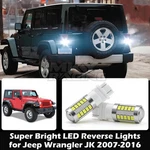 Hid White 6000K Led Reverse Backup Light Bulbs For Jeep Wrangler Jk 2007-2016. Fixed Price $7.99.