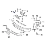 Ford F-450 Super Duty 18-22 HC3Z17A900C Front Left Bumper Joint Cover. Fixed Price $17.24.