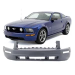 Primed Front Bumper Cover 2005-2009 Ford Mustang 5R3Z17D957AAA FO1000574. Fixed Price $134.51.