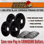 Fits 2003 2004 Dodge Dakota Oe Blank Brake Rotors Ceramic Blk. Fixed Price $347.02.