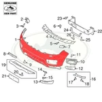 Land Rover Bumper Cover Range Sport 14-20 LR045028 Oem. Fixed Price $1599.10.