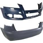 8P0807105FGRU, 8P4807303GGRU New Bumper Covers Fascias Set Of 2 For Audi A3 Pair. Fixed Price $304.00.