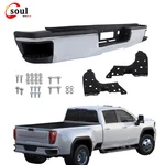 Rear Bumper For Silverado Sierra 2500 3500 2015-2019 W/o Sensor Hole And Bracket. Fixed Price $229.92.