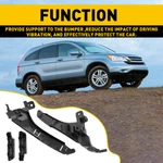 Front 4PCS For Cr-v 2007-2011 Crv Headlight Bracket Bumper Beam Mount Support. Fixed Price $8.99.