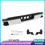 Rear Bumper Assembly For Silverado Sierra 2500 3500HD 2015 16-2019 Chrome W/park. Fixed Price $215.00.