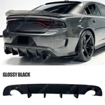 For 2015-2023 Dodge Charger Srt Mdp Style Rear Diffuser Bumper Lip Glossy Black. Fixed Price $83.70.