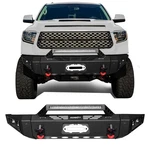 Vijay Steel Front Bumper For 2014-2021 Toyota Tundra With Long Headlight. Fixed Price $729.00.