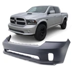 Primed Front Bumper Cover For 2013-2018 Dodge Ram 1500 Sport & Express. Fixed Price $154.30.