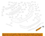 Ford Oem 16-17 Explorer Rear Bumper Components-cap FB5Z17F000BPTM. Fixed Price $134.62.