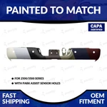 New Painted Capa Cert Rear Bumper With Snsr Holes 2013-2018 Dodge Ram 2500/3500. Fixed Price $482.99.