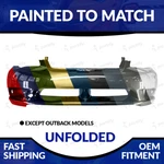 New Painted To Match 2005-2007 Subaru Legacy Unfolded Front Bumper. Fixed Price $164.99.