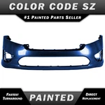 New Painted *sz Blue Flame* Front Bumper Cover Fascia 2010-2012 Ford Fusion. Fixed Price $400.99.