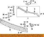 Gm Oem 18-24 Traverse Limited Bumper Components-upper Bracket 23223375. Fixed Price $16.23.