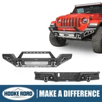 Hooke Road Front + Rear Back Bumper W/winch Plate Fit 2020-26 Jeep Gladiator Jt. Fixed Price $709.55.