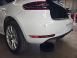 15 16 17 18 Macan Rear Bumper W/sport Design Package, W/o Hitch, W/park Assist. Fixed Price $1425.00.