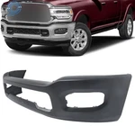 Blk For Ram 2500 3500 2019-2024 Steel W/ Fog Holes Split Front Bumper Face Bar. Fixed Price $210.74.