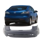 Bumper Cover For 2010-2011 Mazda 3 BBM450221MBB MA1100201 Rear Primed. Fixed Price $135.92.