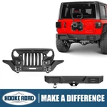 Hooke Road Madmax Steel Front/rear Bumper W/led Light For Jeep Wrangler 18-25 Jl. Fixed Price $709.49.