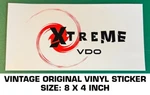 Vdo Xtreme Instruments - Vintage Original Vinyl Decal Sticker Drag Racing. Fixed Price $9.39.