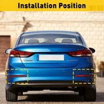 For Hyundai Elantra 2017-2018 Rear Lh+rh Car Bumper Reflector Fog Light Auxito. Fixed Price $15.99.