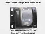55077317AG 2006 To 2009 Dodge Ram 2500 Front Left Driver Side Bumper Bracket. Fixed Price $69.00.