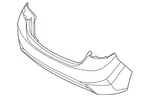 Genuine Hyundai 2011-2013 Elantra Bumper Cover 86611-3X001. Fixed Price $821.69.
