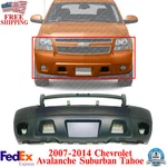 Front Bumper Cover Primed For 2007 - 2014 Chevrolet Avalanche Suburban Tahoe. Fixed Price $198.02.