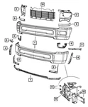 Genuine Mopar Bumper Bracket Left 68159973AA. Fixed Price $128.61.