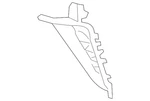 Genuine Lexus Bumper Cover Spacer Panel 52030-60040. Fixed Price $36.67.
