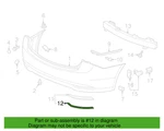 Honda 33508-TZ3-A01 Right Rear Bumper Chrome Strip For 15-20 Acura Tlx. Fixed Price $44.97.
