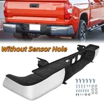 New Chrome Steel Rear Step Bumper Complete Assembly For Toyota Tundra 2014-2021. Fixed Price $287.20.