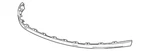 Gm Oem 10-16 Srx Front Bumper Grille Components-lower Deflector 20846070. Fixed Price $80.49.